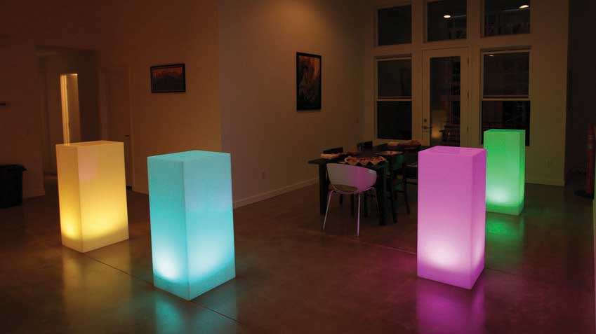 Fresno Illuminated cocktail tables